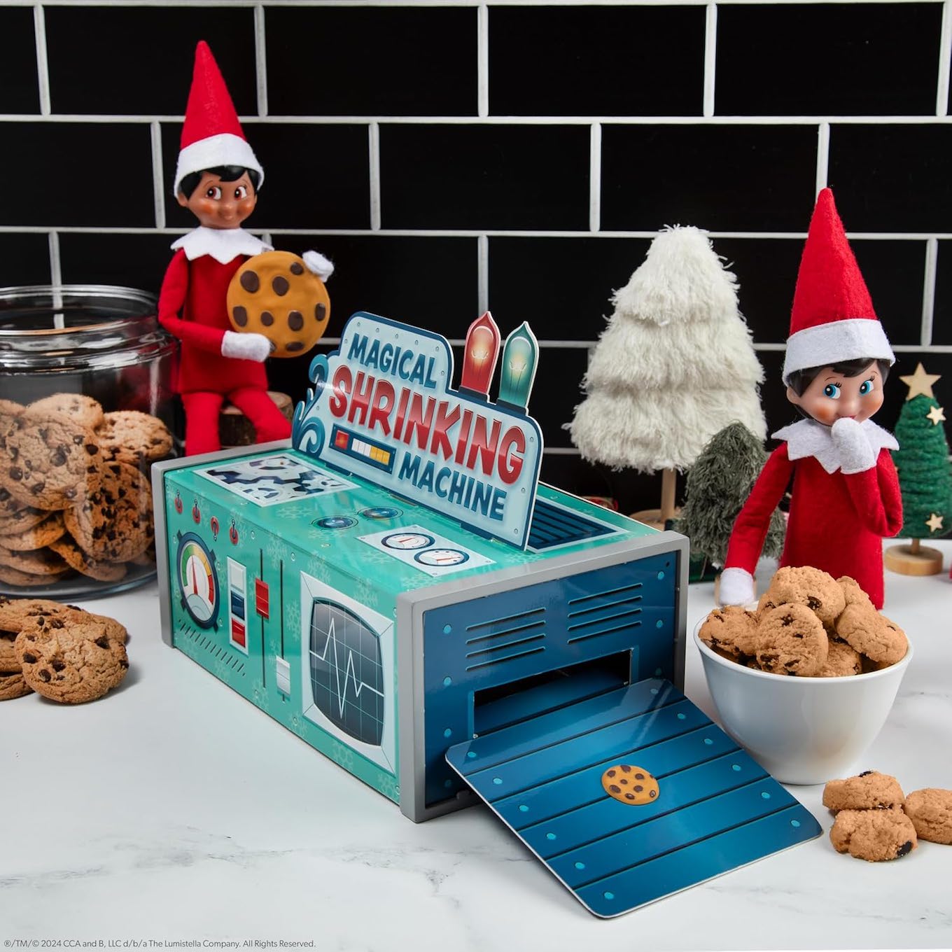 Elf on the shelf shrinking machine