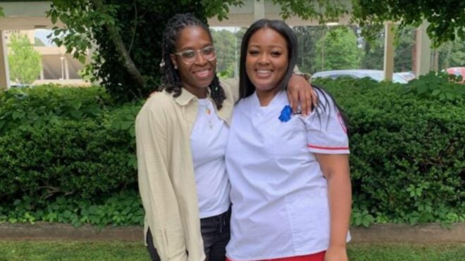 April Newkirk and Adriana Smith