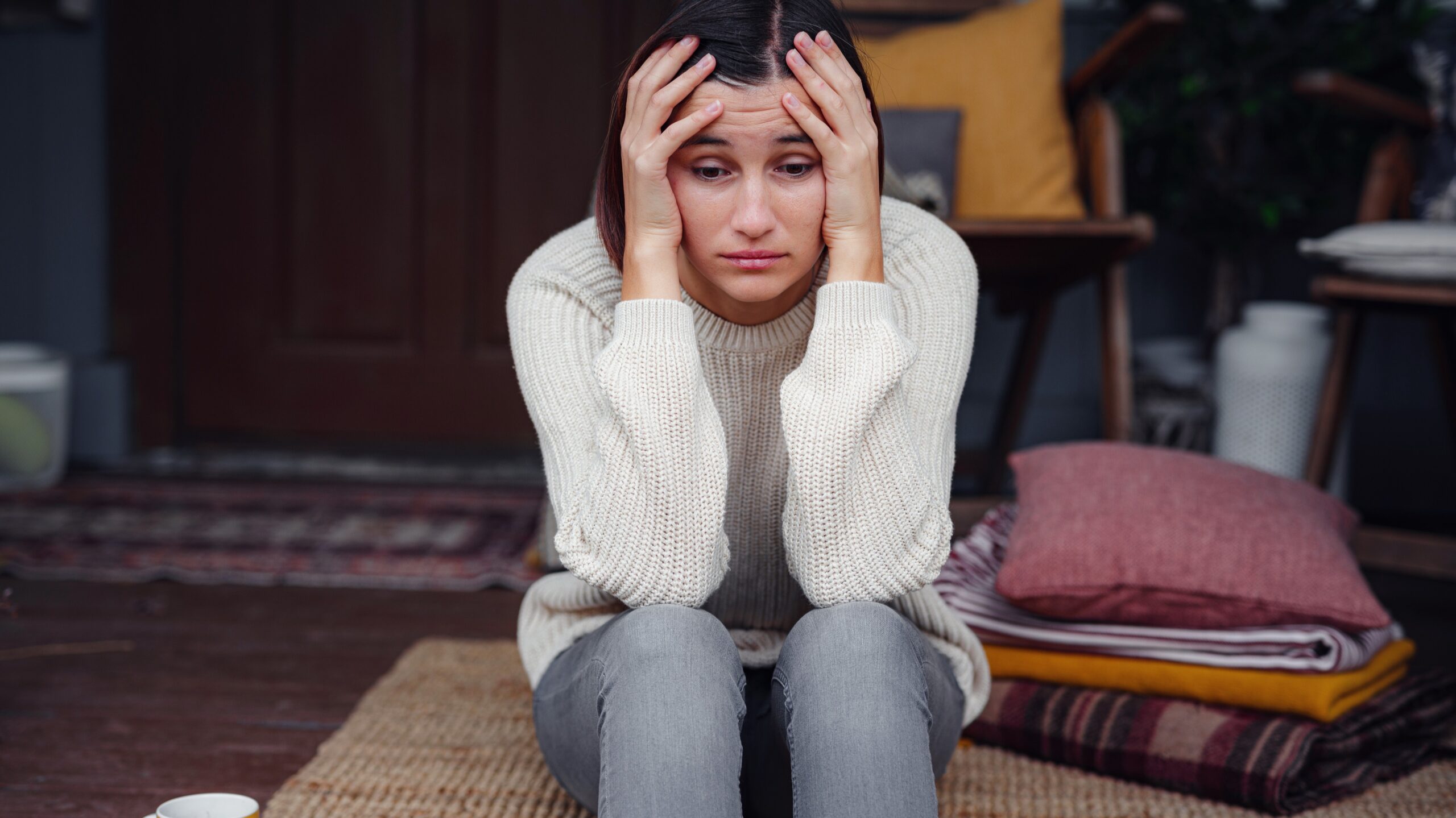 stressed woman