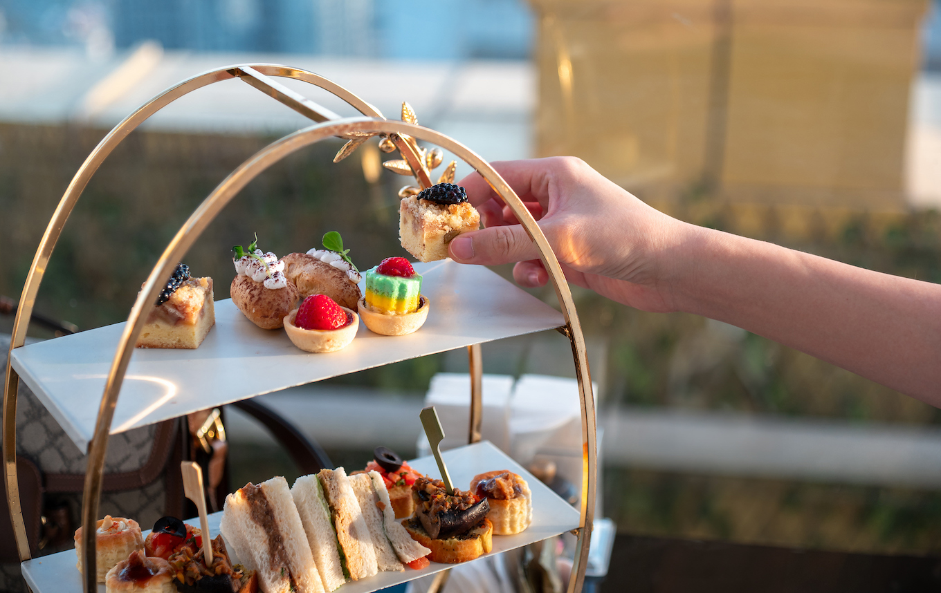 Afternoon tea dessert stand