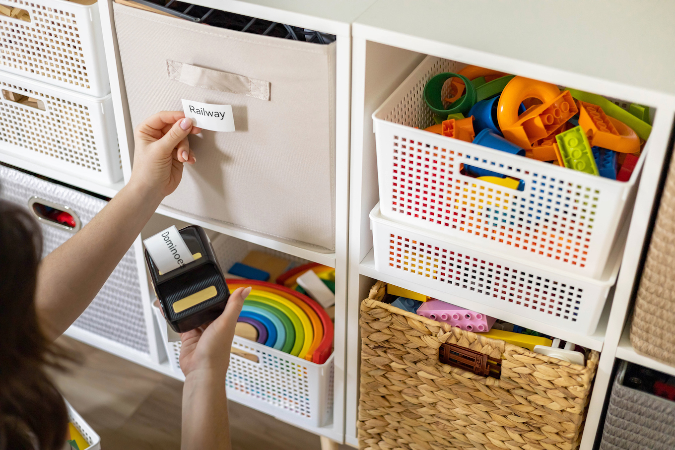 Toy storage containers