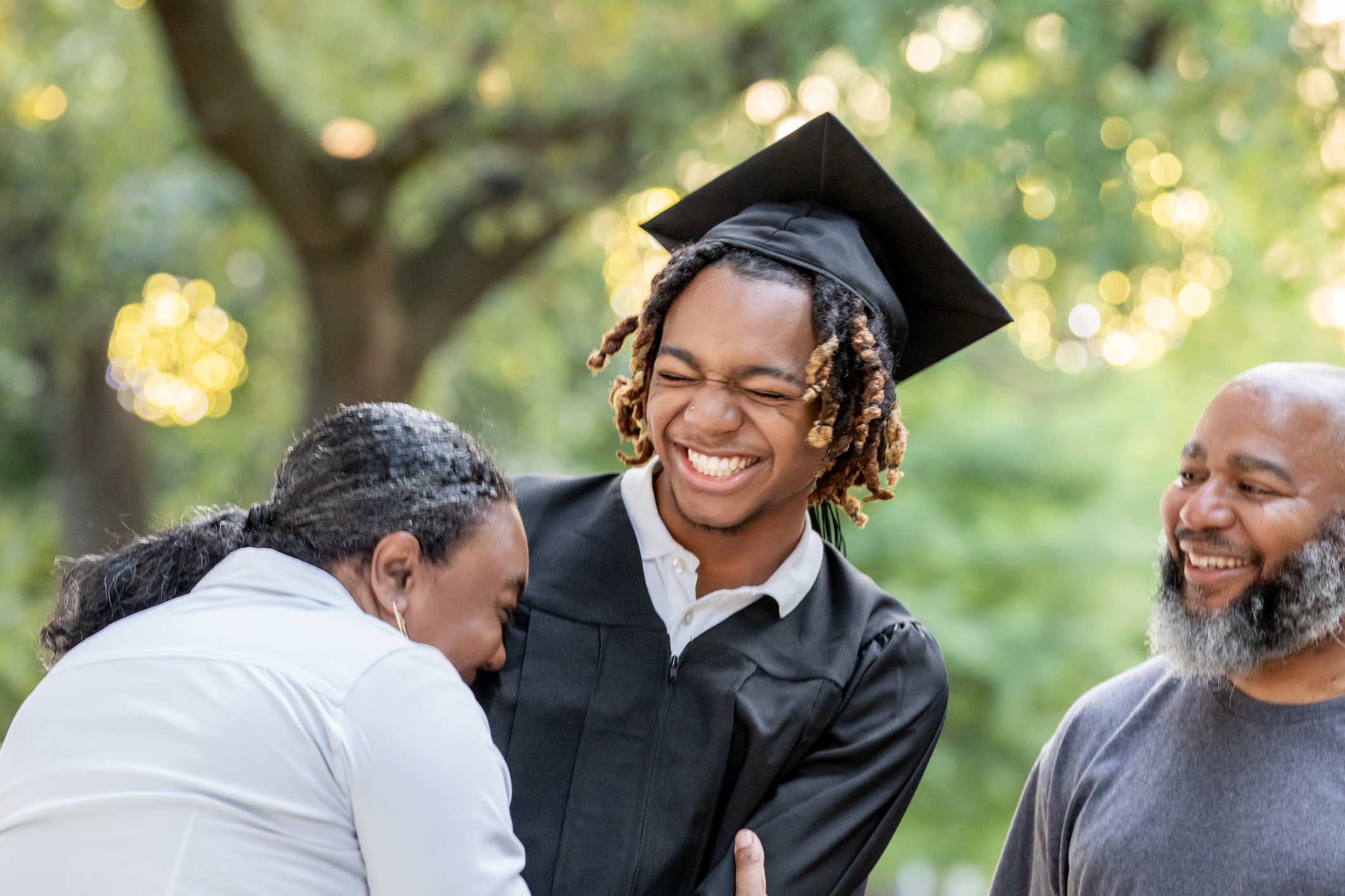 Teen graduating