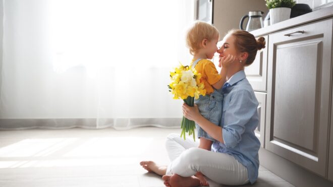 mom and toddler mother's day