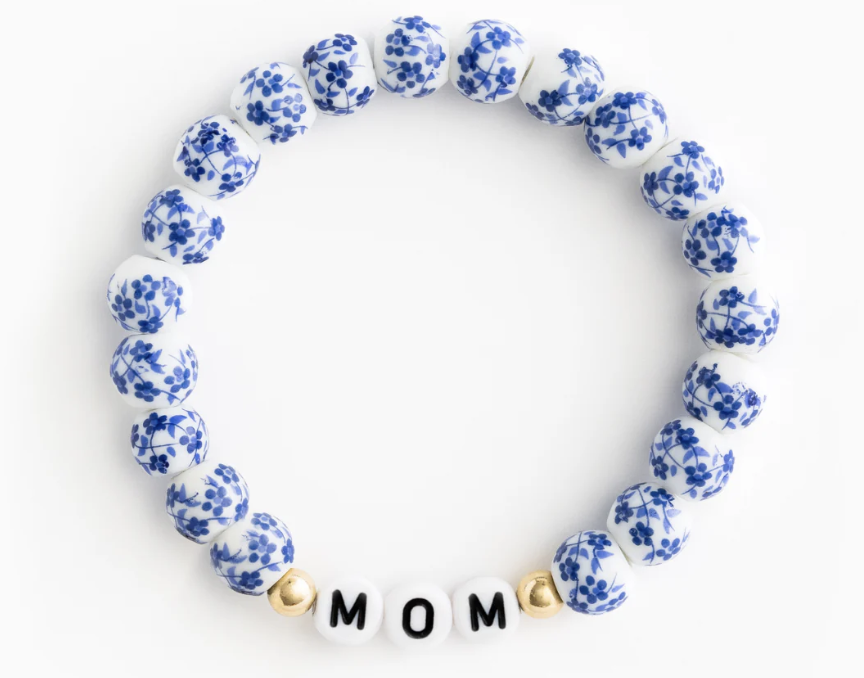 porcelain mom bracelet