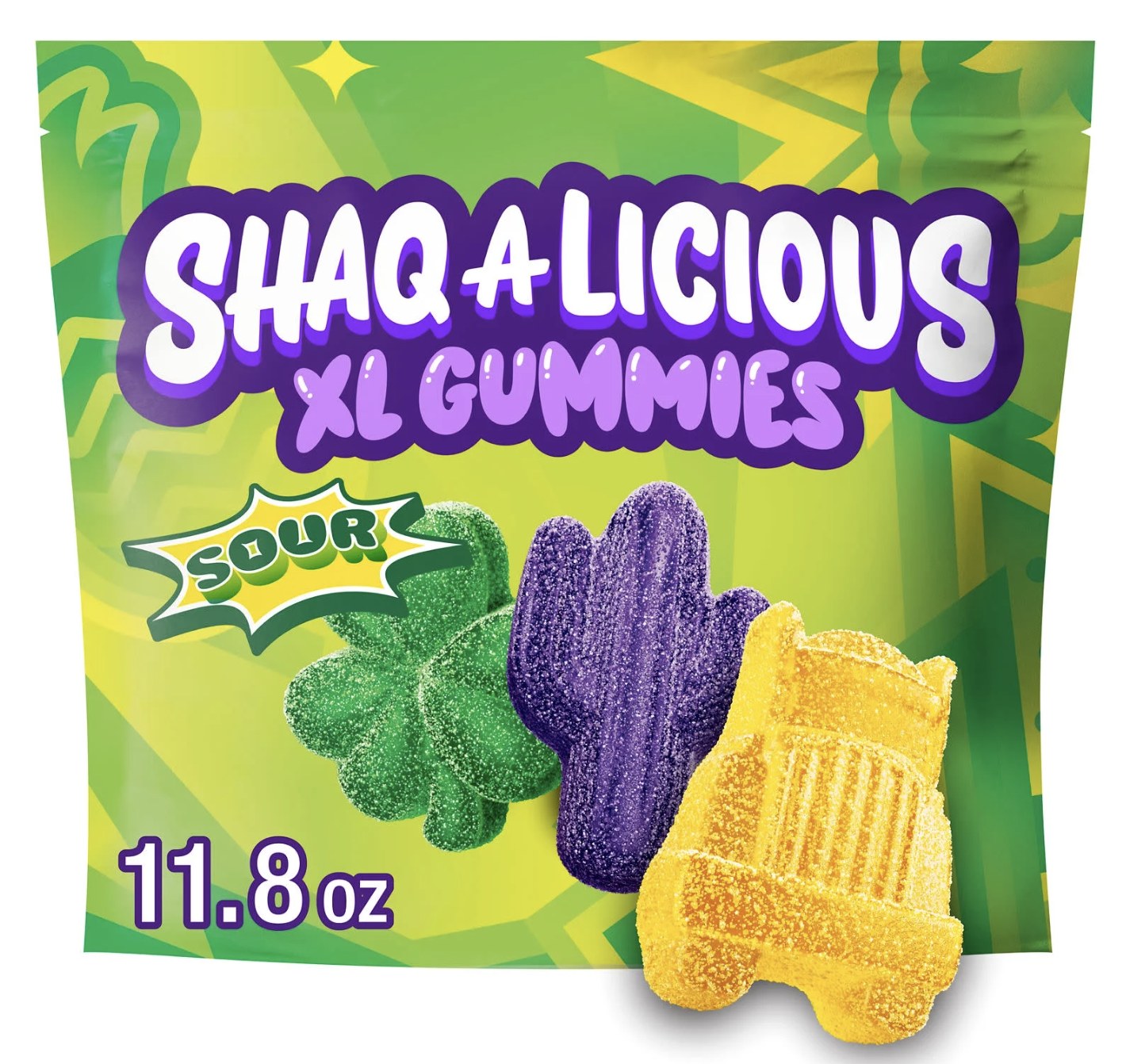shaq gummies sour